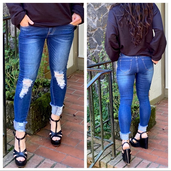 JEANS JEANS JEANS Best fitting distressed skinny - Picture 2 of 5